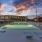 pool with reclining seats and modern stonework